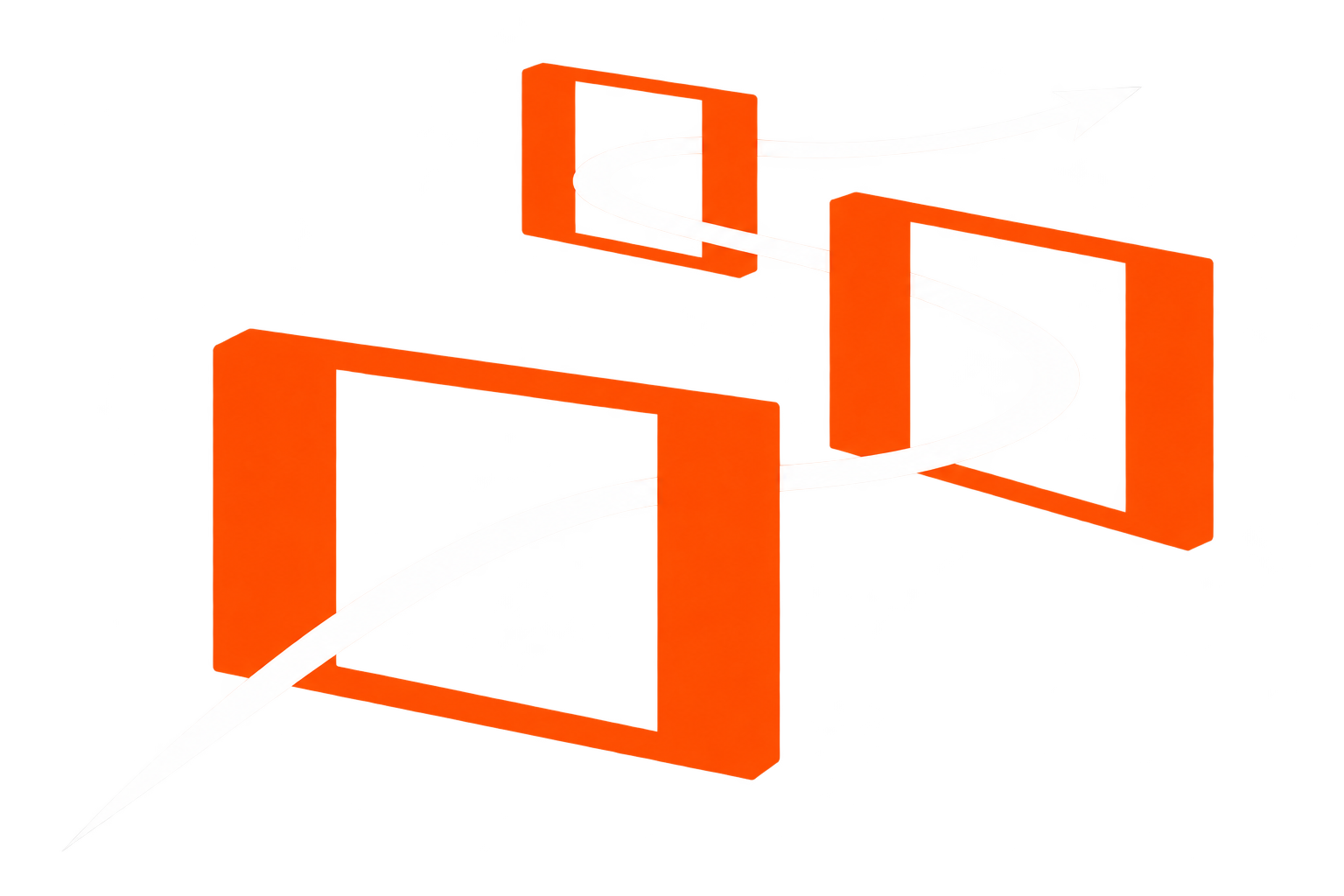 A racing line flows through orange DROSINT gates